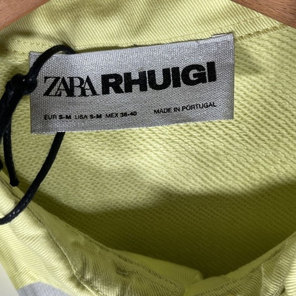 Zara Yellow and White Polo Shirt - Picture 7 of 10